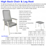 Bariatric High Back Chairs Spec