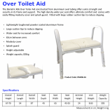 Bariatric Over Toilet Chair Specifications